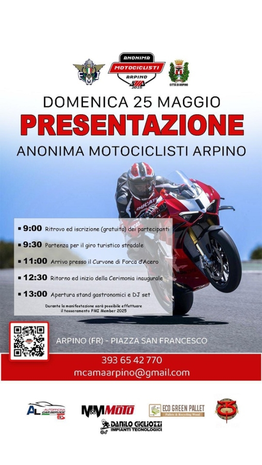 PRESENTAZIONEAnonimaMotociclistiArpino